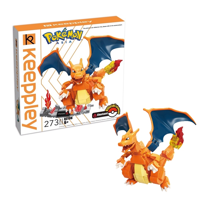 Keeppley Figure Pokemon Charizard Bricks Figure
