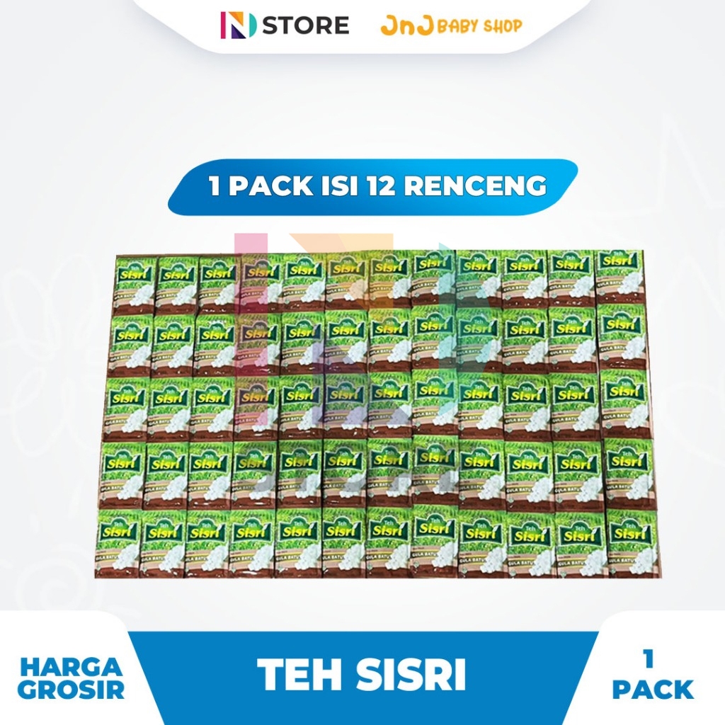 

TEH SISRI GULA BATU/CINCAU/BLACKCURRANT/ORIGINAL 1 PACK ISI 12 RENCENG