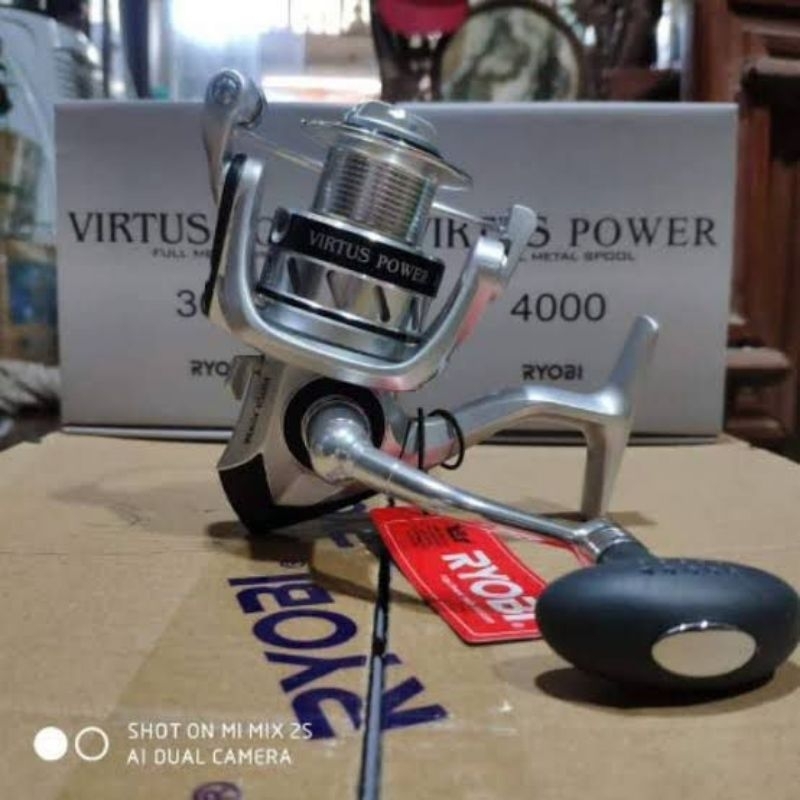 Reel ryobi virtus power silver 4000 power hendel
