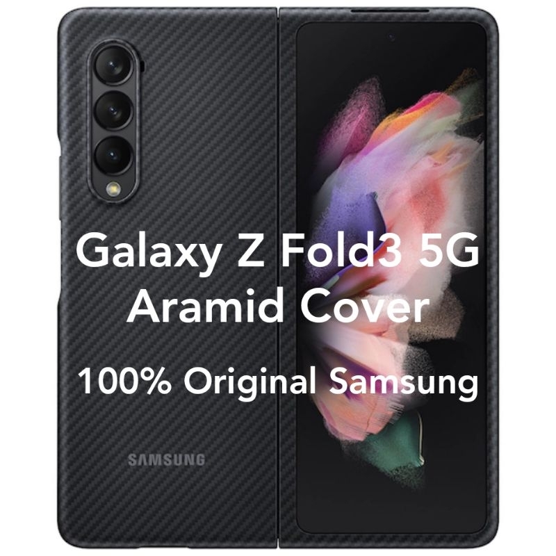 Samsung Galaxy Z Fold 3 5G Original Aramid Carbon Cover Casing Karbon Case Fold3