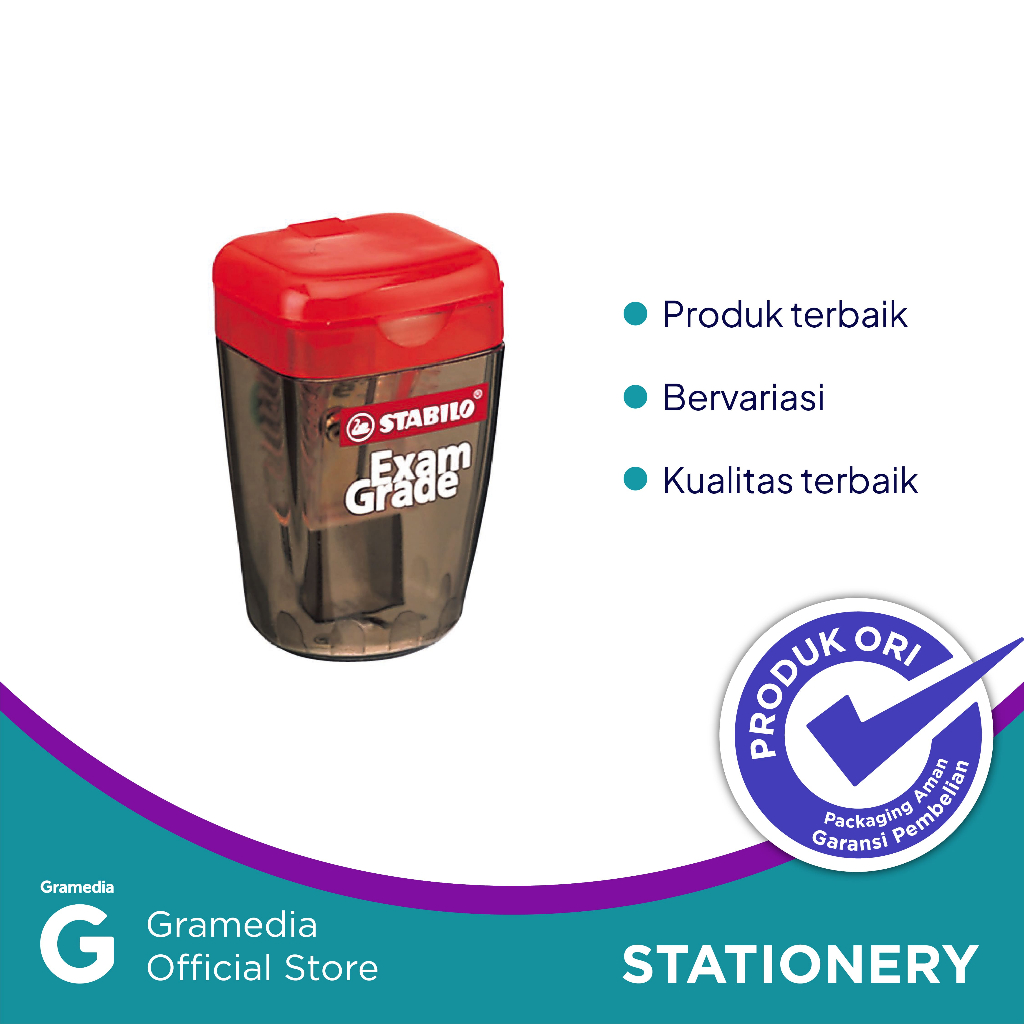 

Gramedia Makassar - Stabilo Exam Grade Sharpener - Peralatan Tulis (Rautan)
