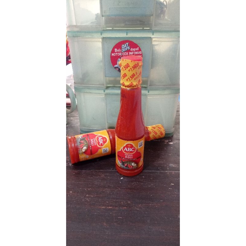 

ABC saus sambal asli 130ml kemasan botol halal BPOM