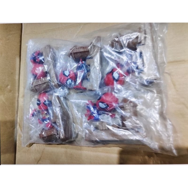 action figure spiderman set diorama