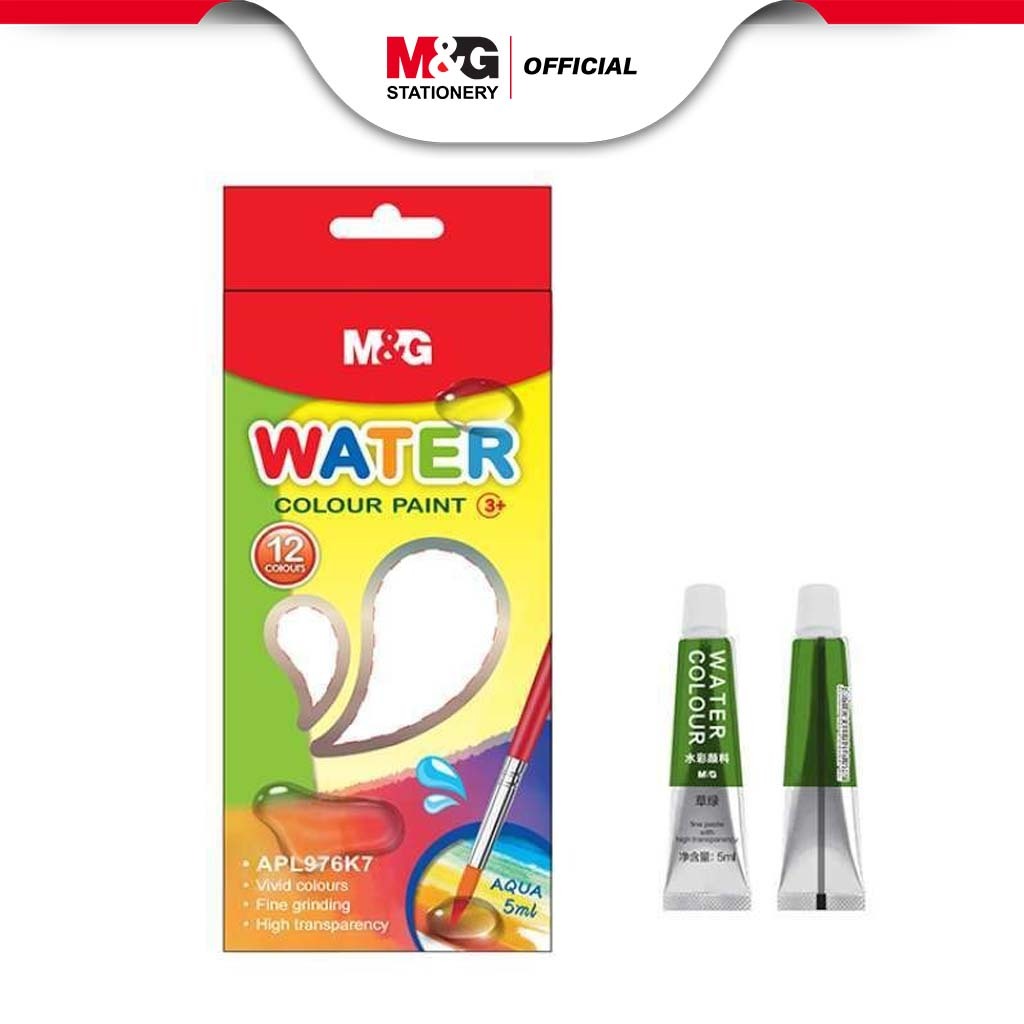 

M&G Watercolour Paint Acrylic Paint Set 12 Warna 5ml