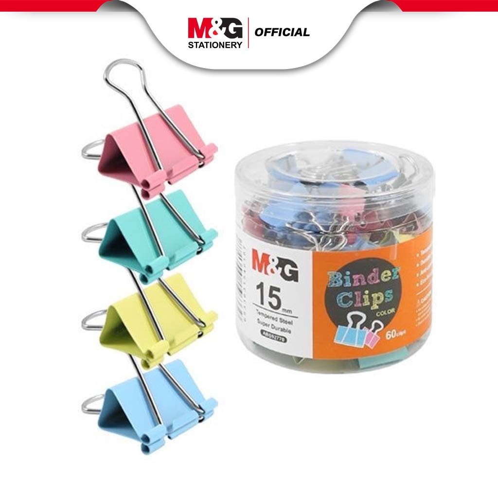

M&G 50mm Colorful Binder Clip 12pcs/box