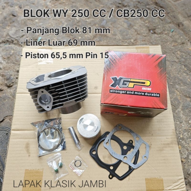 Silinder Blok WY 250cc PNP TIGER GL MP CB Set XGP