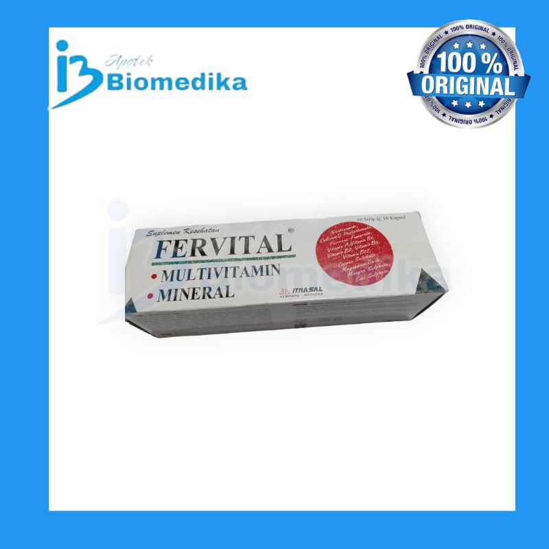FERVITAL TAB 1BOX 10STRIP MULTIVITAMIN