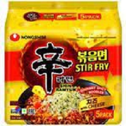 

NONGSHIM Shin Ramuyn Stir Fry With Cheese Gourmet Spicy (136gr@5pcs) 680gr