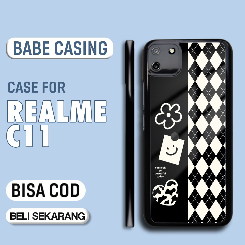 Case Realme C11 Terbaru - Casing Realme C11  - Motif Cute 03 - Hardcase Premium Glossy - Softcase Hp
