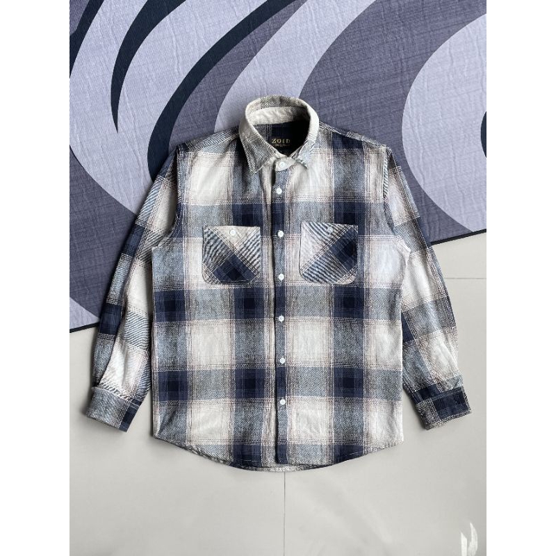 KEMEJA FLANEL VETERANO ZIOD SECOND ORIGINAL