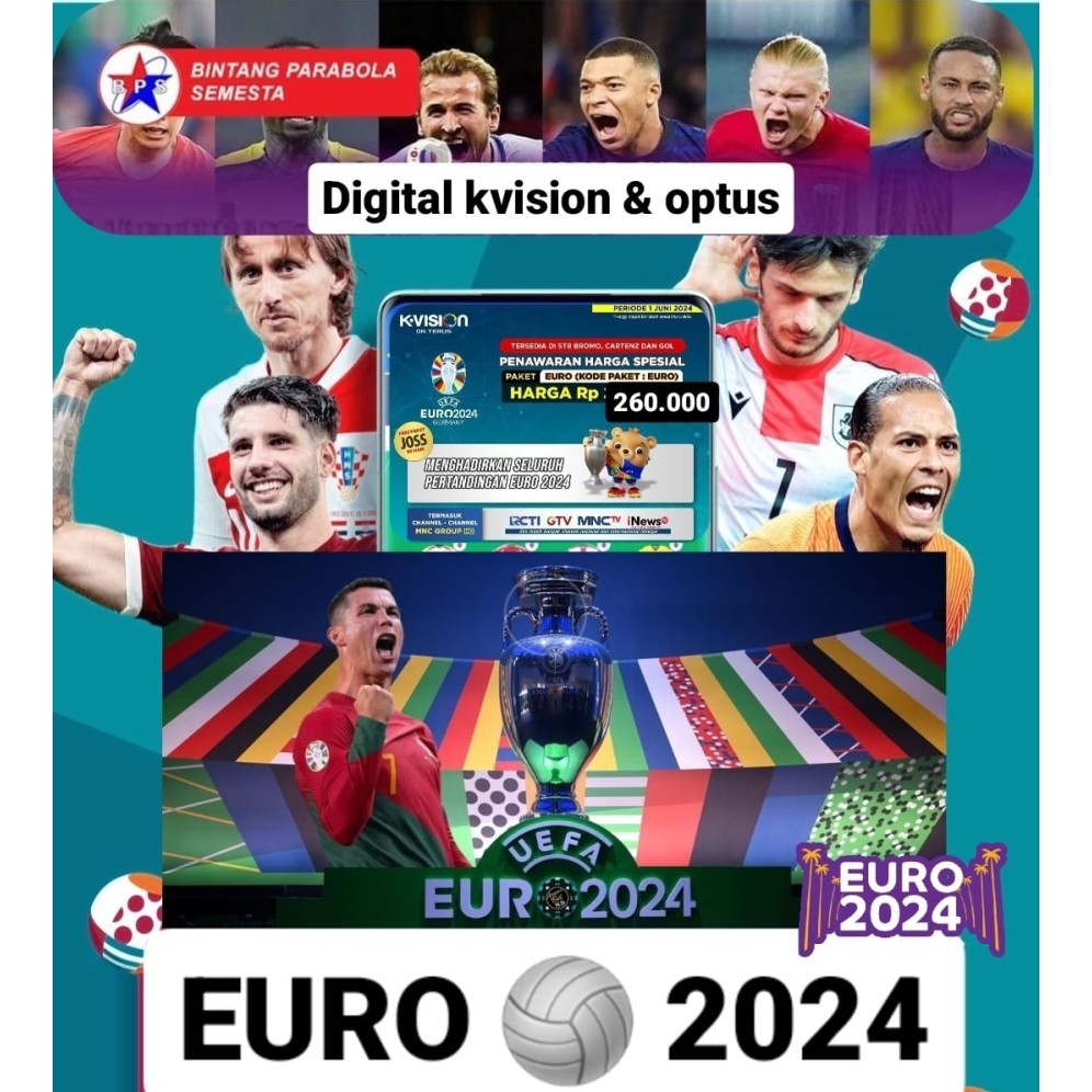 Voucher final draw euro 2024 piala euro langsung aktif paket kvision Euro Paket Eropa paket euro pak
