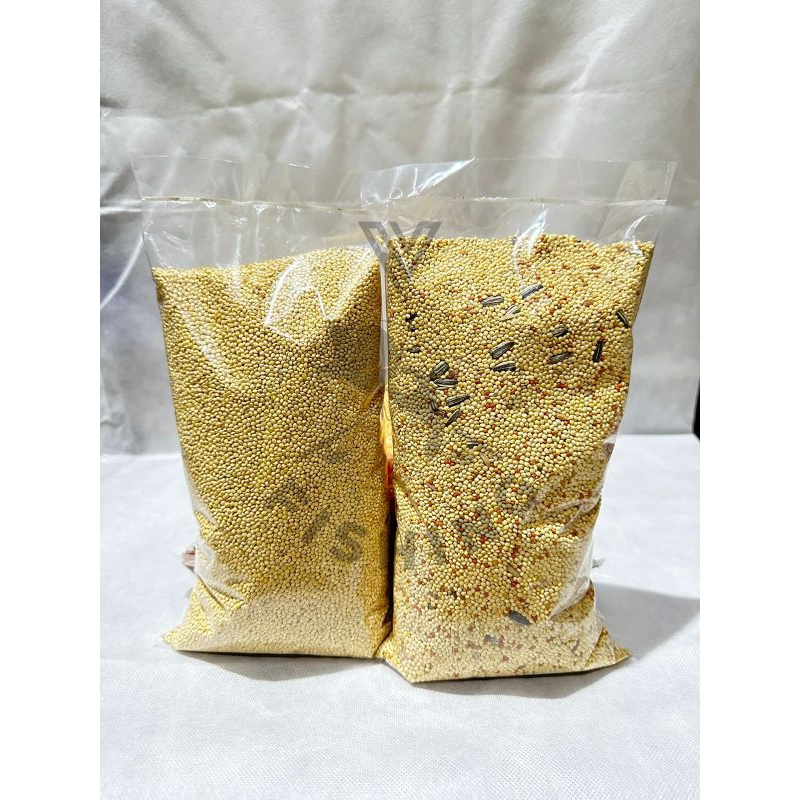 PAKAN BURUNG MILET - MILET PUTIH MILET CAMPUR