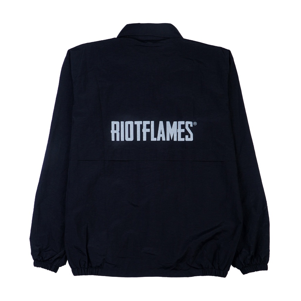 RIOT FLAMES Running Jacket - JR 16 - Black