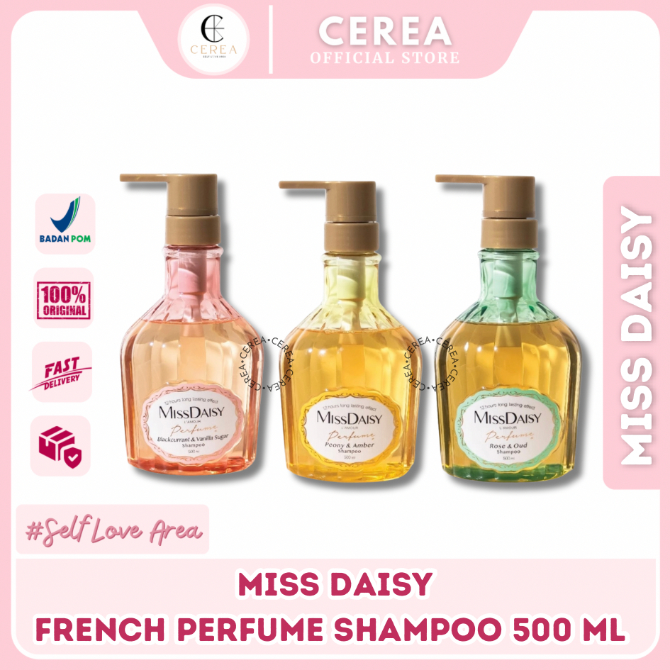 [BPOM] MISS DAISY French Perfume Shampoo 500ml | Gentle Shampoo | Shampo Anti Lepek Ketombe Rontok