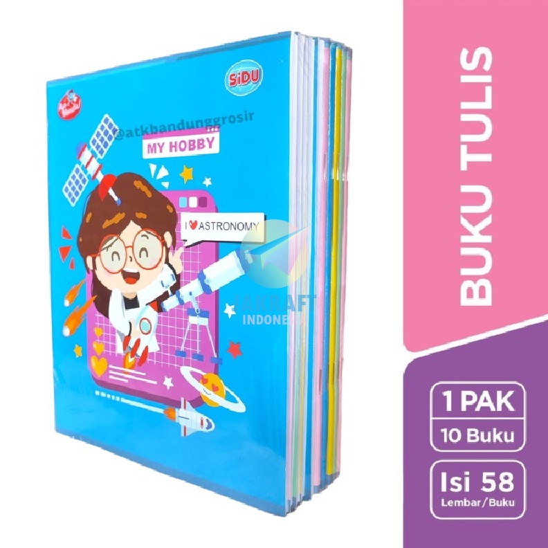 

HOT PROMO 1 Pcs Buku Tulis SINAR DUNIA isi 58 Lembar Kwarto Kuarto Quarto A5 Biasa Cover Unisex SiDU