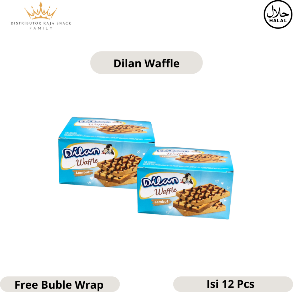 

Dilan Waffle Lembut 1 Box Isi 12 Pcs @16gram