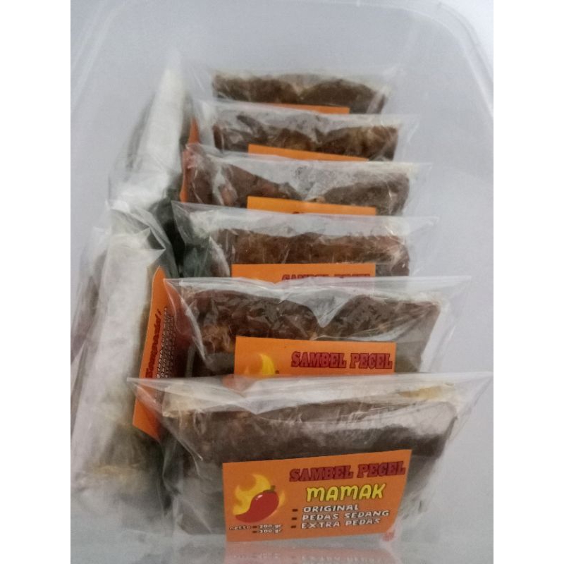 

SAMBEL PECEL MAMAK | 50grX12pcs | kemasan box | sertifikat HALAL