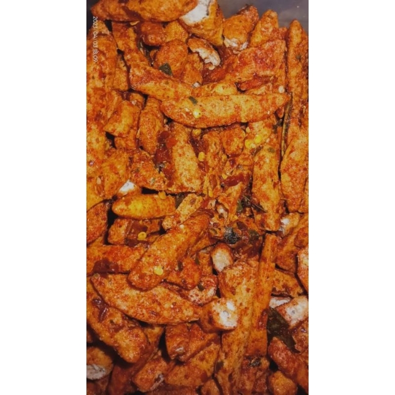 

Basreng Baso Goreng, Virall Tiktok Bumbu Pedas Daun Jeruk Dan Original Daun Jeruk 500gram