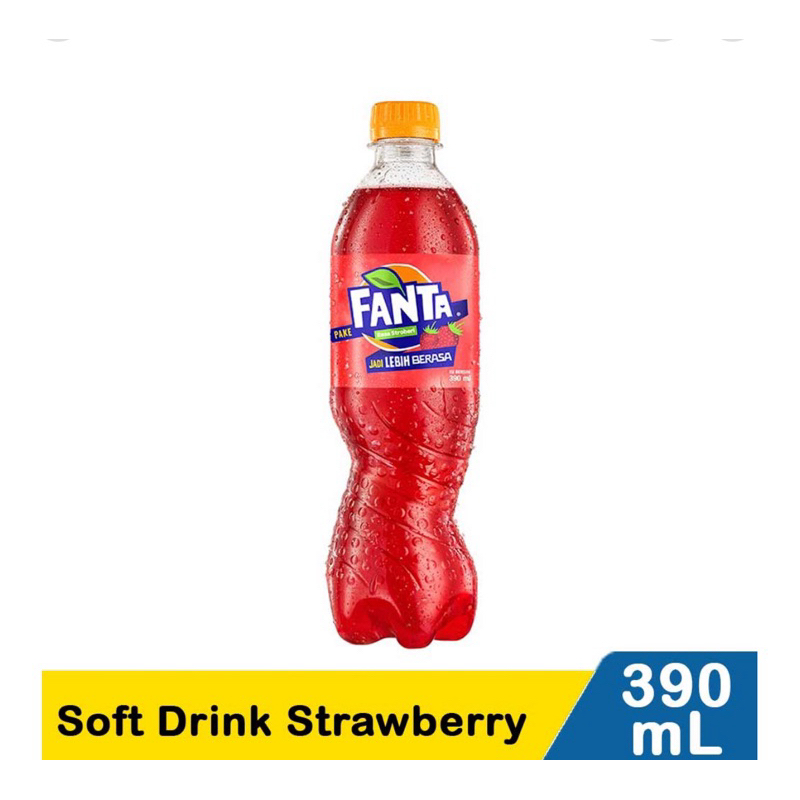 

Fanta Soft Drink Strawberry 390ml