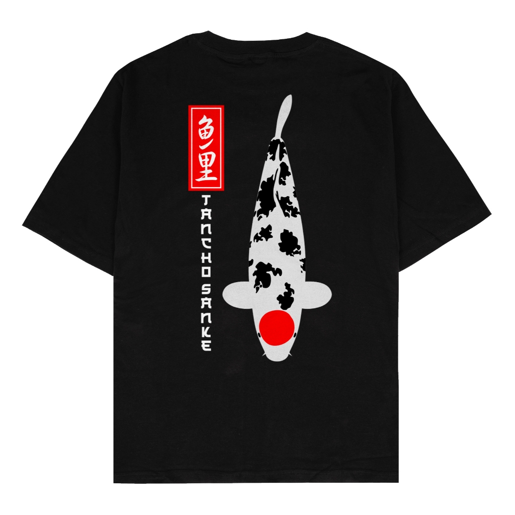 Kaoshan Co - Kaos Baju Distro Koi Tancho Sanke Japan Nishikigoi Enthusiast Tshirt Pecinta Ikan Koi H