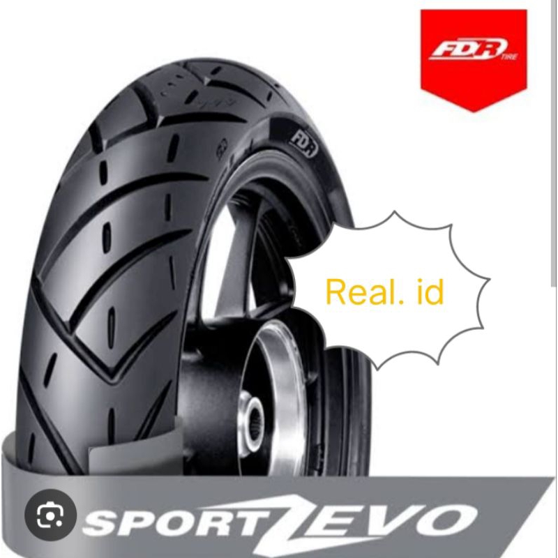 (Bisa COD) Ban Motor Baru tubeless FDR Sport Zevo depan/ belakang (120/70-14, 100/80-14, 80/80-14, 9