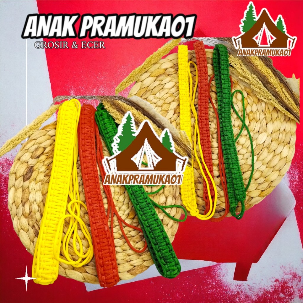 Talikur Pramuka / tali + Pluit Pramuka Siaga Penggalang Penegak