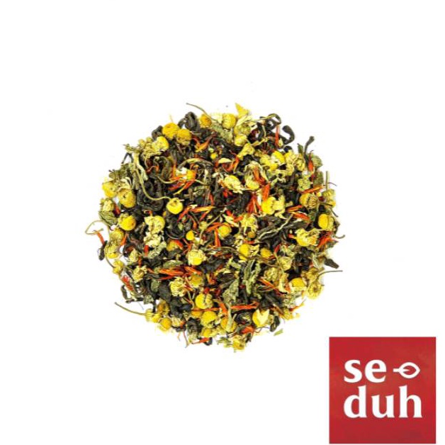 

KUALITAS TERBAIK SUNSET BREEZE Tea Blend Chamomile Mint Safflower Green Tea 15 gram 6 gram