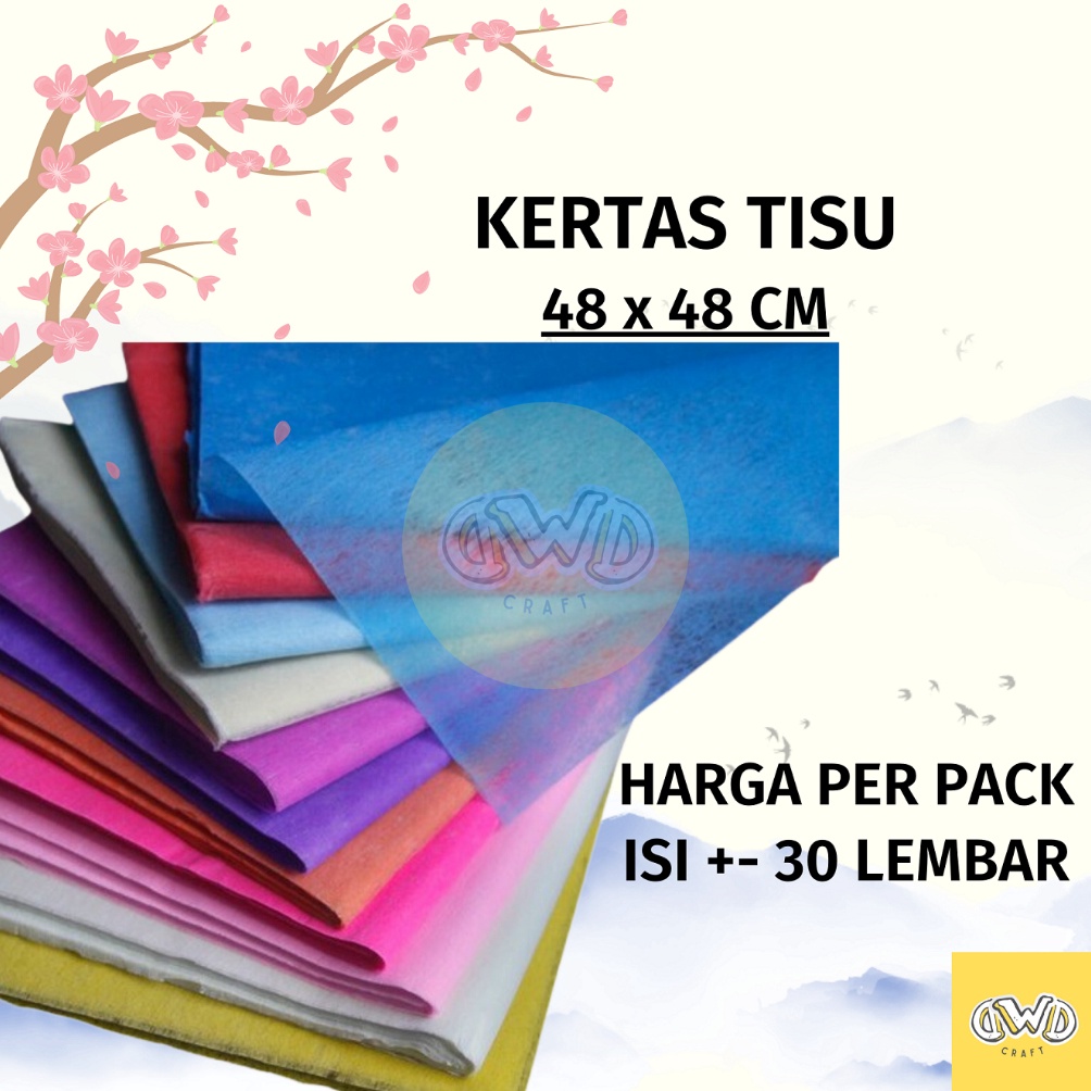 

Terlaris 283 Lembar Kertas Tisu Buket Bunga Tissue Cotton Paper Flower