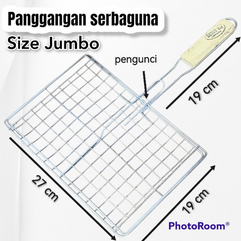 Panggangan Ikan Stainless Capit Bakaran Ikan