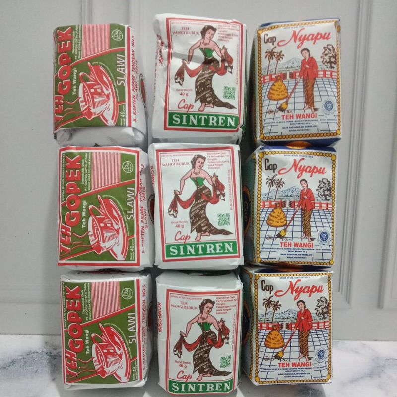 

PAKET HEMAT 9 teh Gopek3, Nyapu3, Sintren3