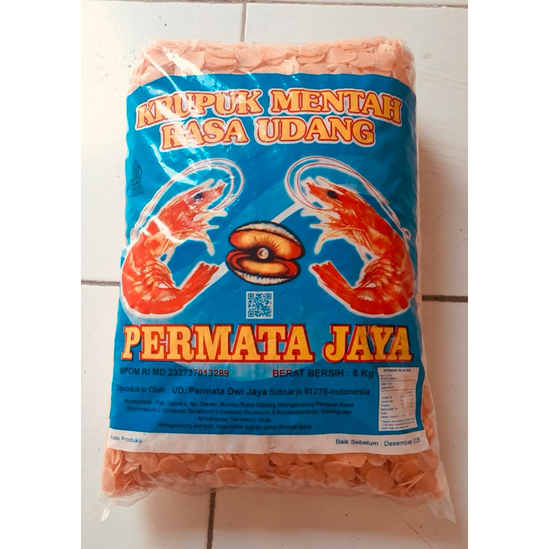 

(250 gr) KERUPUK MENTAH RASA UDANG PERMATA JAYA