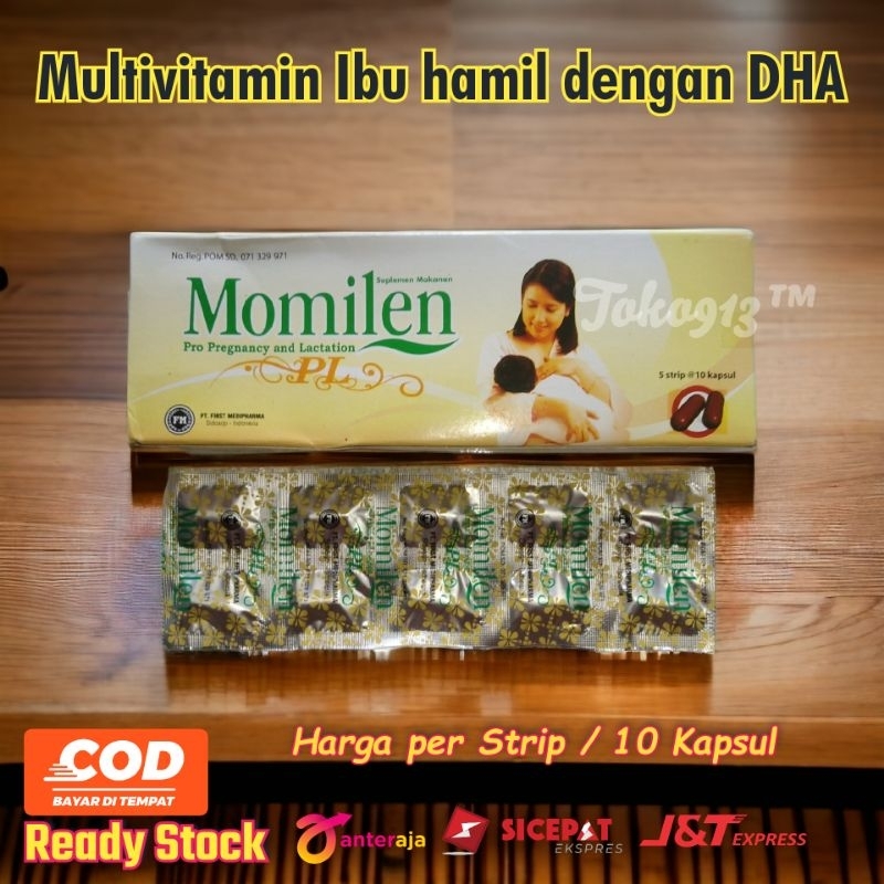 momilen pl / vitamin ibu hamil plus DHA / suplemen ibu hamil dengan DHA