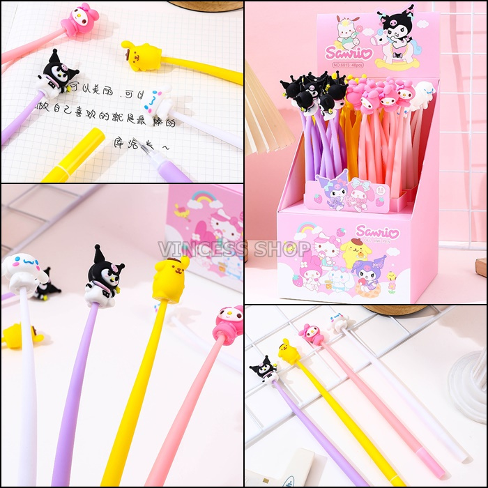 

PULPEN LAMBAI SANRIO | PULEPN GOYANG SANRIO | PEN GEL | KUROMI | CINAMORROL | MELODY | POMPOMPURIN | PULPEN TINTA HITAM vincess