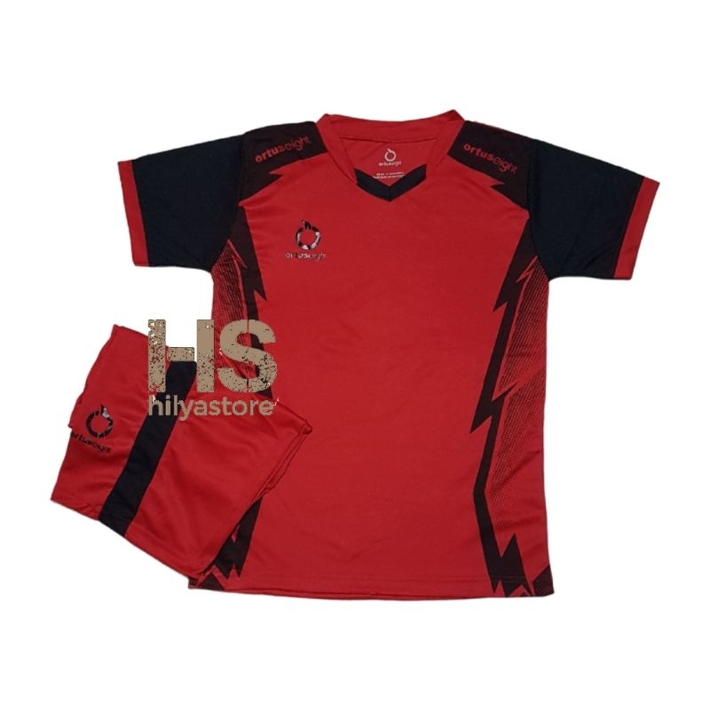 Setelan Jersey Olahraga Anak Baju Bola Futsal Voli Badminton  Kostum SSB Junior Terlaris