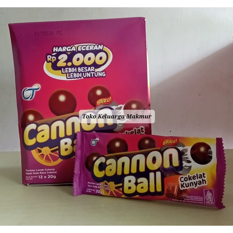 

PERMEN CANNON BALL 1 BOX ISI 12 PCS