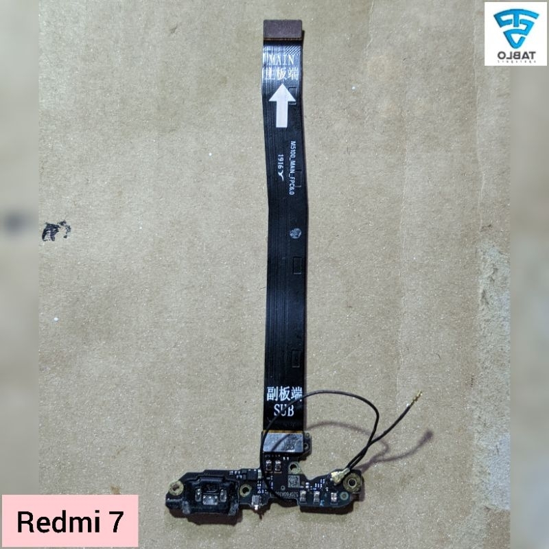 board charger plus flexible Xiaomi Redmi 7 second original pabrik copotan hp normal tested ✅ bergara