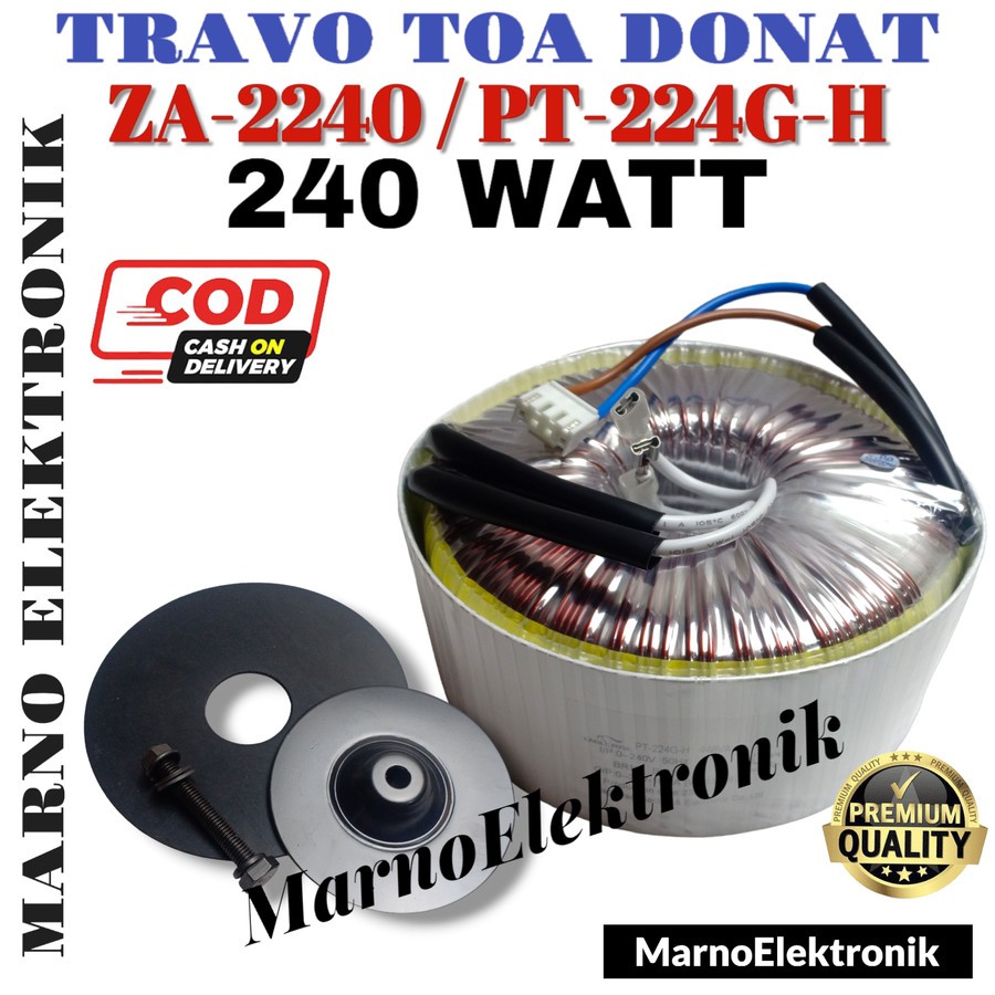 TRAVO TRAFO TOA DONAT ZA-2240 PT-224G-H 240 WATT ZA 2240 PT 224G H ORIGINAL