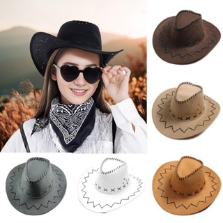 Topi Koboy Amerika Laken Dewasa / Pria Wanita Model Koboy - M-1010