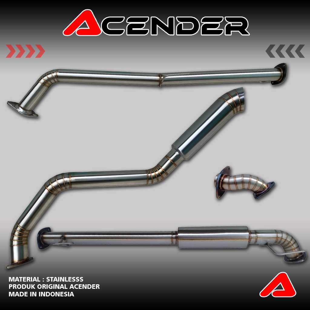 Knalpot Mobil Fortuner VNT Hilux VNT Fullsystem