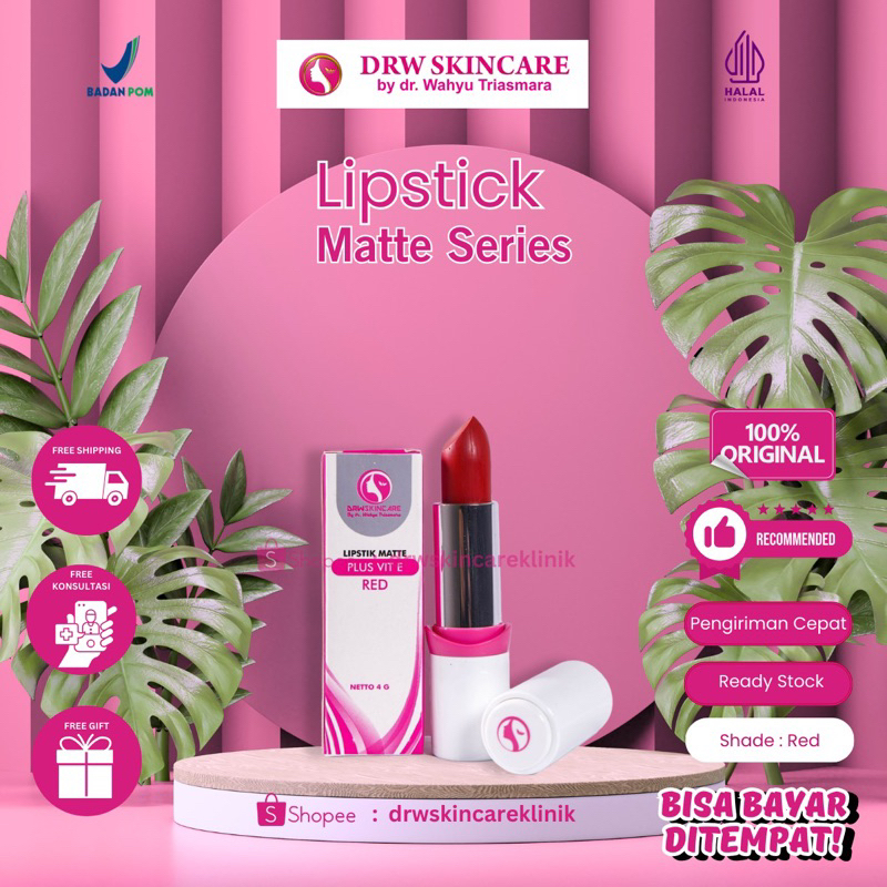 Lipstik Matte Red