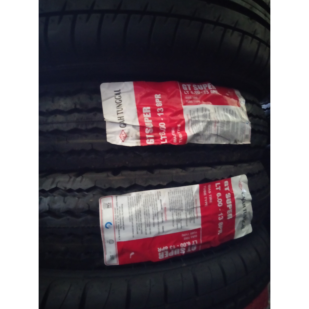 GT Super Gajah Tunggal 6.00 - 13 8PR /600 - 13 Ban Angkutan