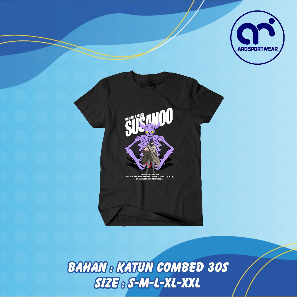 AROSPORTWEAR - Kaos Baju UCHIHA SASUKE UCHIHA