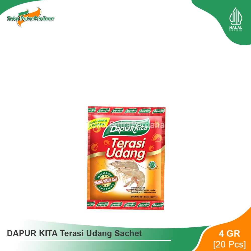 

DAPUR KITA Terasi Udang Sachet (1 Pak)