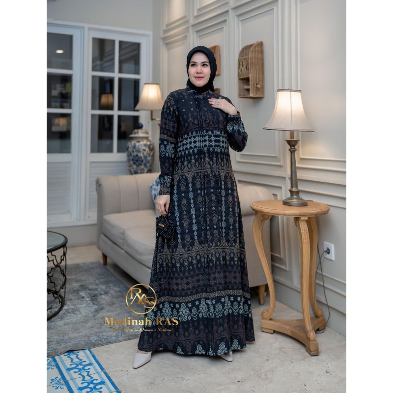 CLARA DRESS Daily Gamis Simpel Terbaru Original Madinah Ras