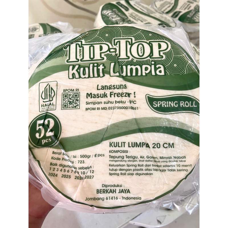 

Kulit Lumpia Crispy Halal isi 50 lembar - GALERI PLASTIK FROZEN FOOD