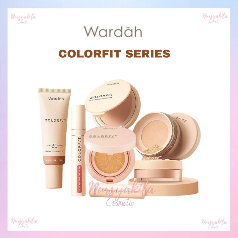 Wardah Colorfit Make Up Series | Perfect Glow Cushion | Powder Foundation | Mattifying Powder | Matt