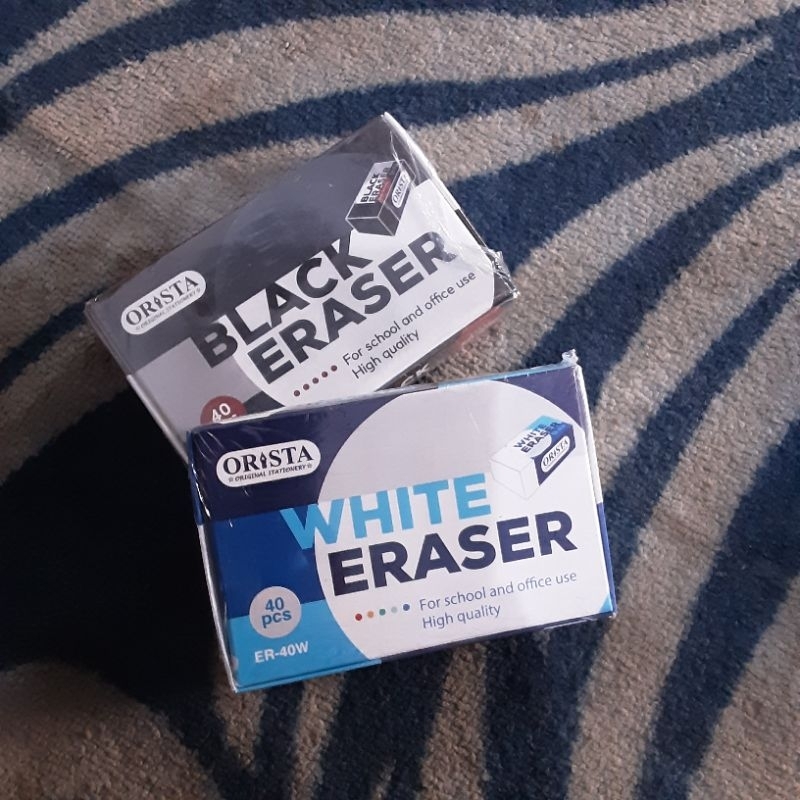 

WHITE ERASER ORISTA / Penghapus/Setip isi 40pcs