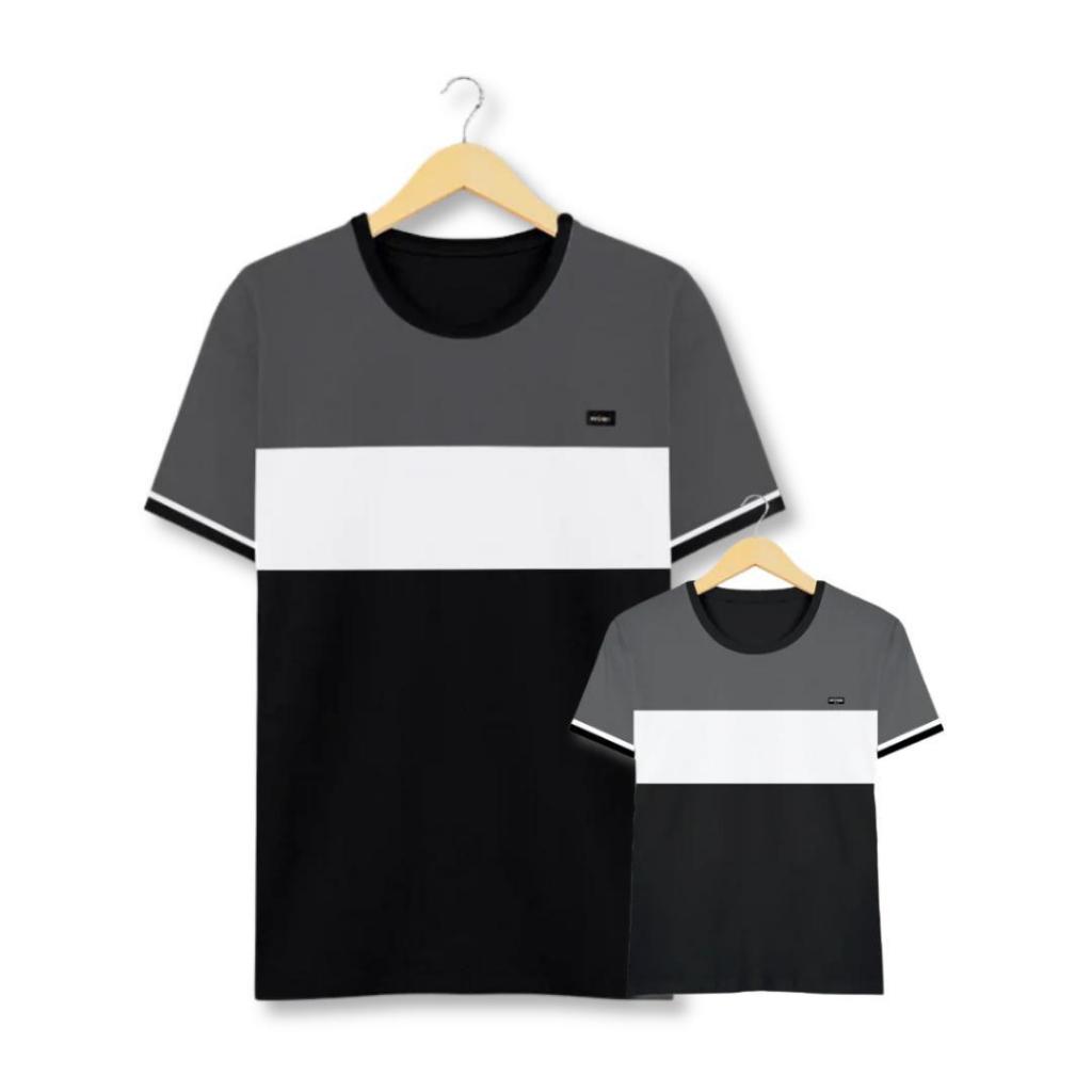 Ryusei Kaos Couple Ayah dan Anak Yawata CMB Grey