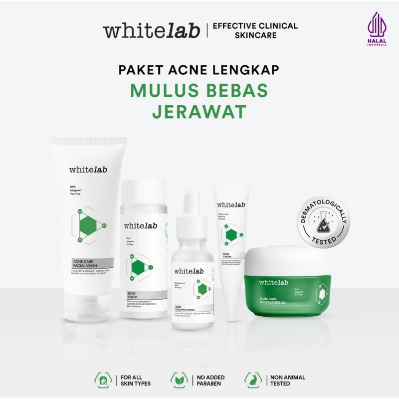 Whitelab Paket Acne Lengkap - Whitelab Surabaya