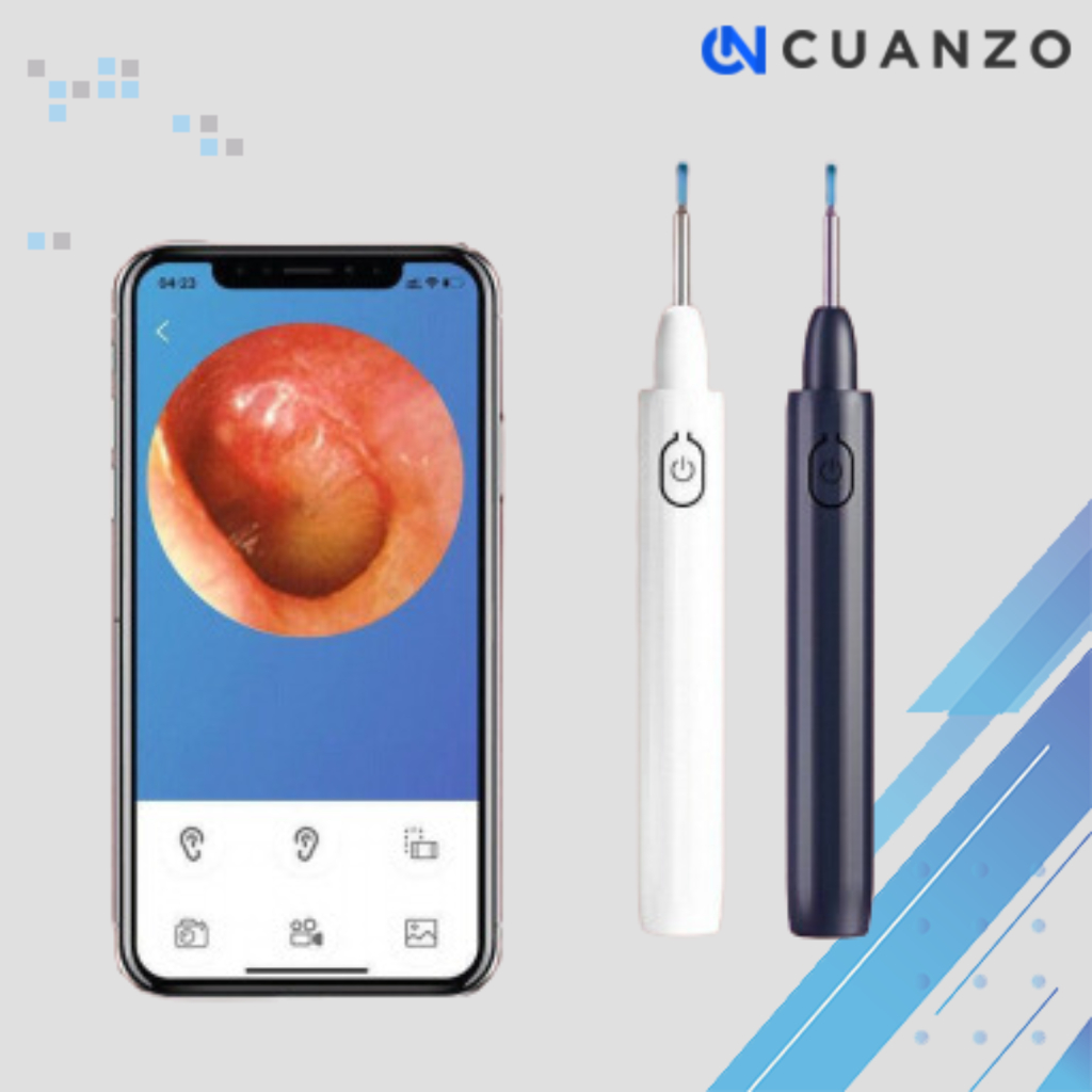 Kamera Endoskopi Pembersih Telinga Endoscope Wireless Cam /  Kamera Endoskop Endoskopi Android Pembe